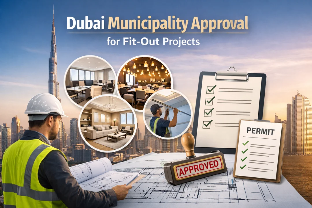 Dubai Municipality approval for interior fit-out projects in Dubai
